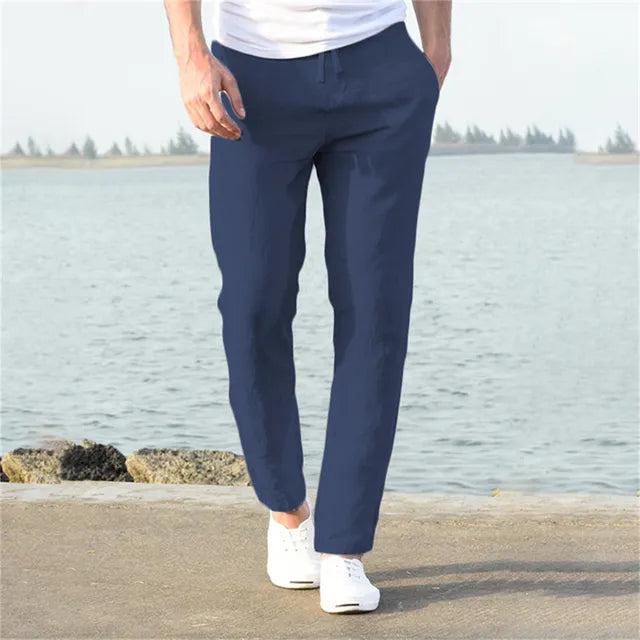 BreezeWay Men's Linen Comfort Pants