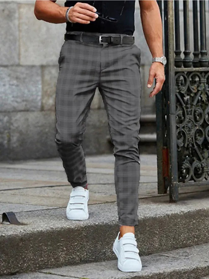 Urban Elegance Slim-Fit Trousers