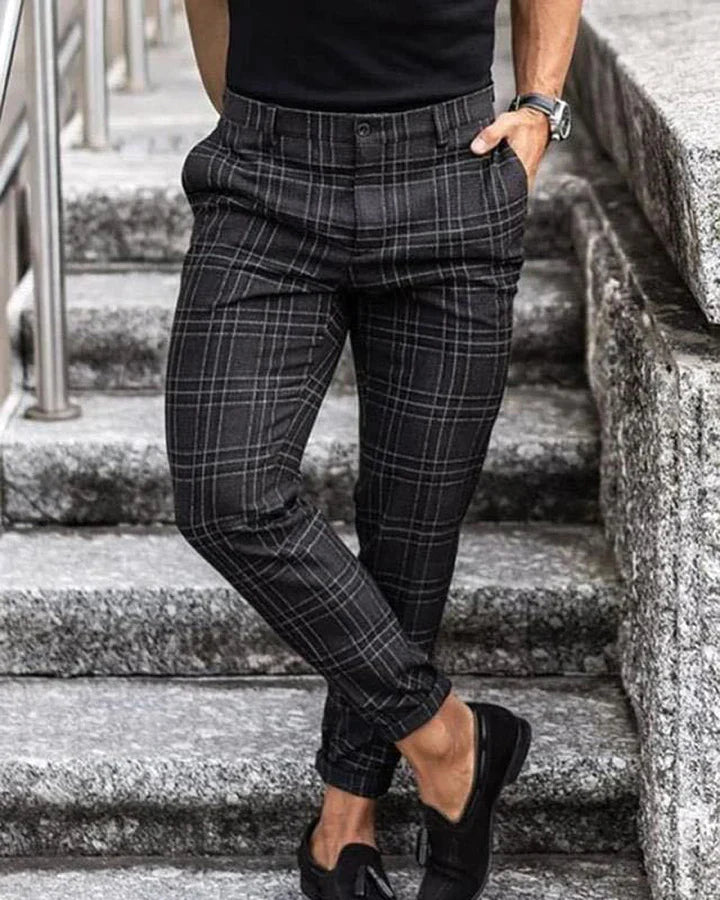 Urban Elegance Slim-Fit Trousers
