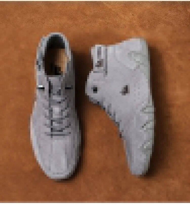 Stride Comfort - Genuine Leather Sports Shoes Military