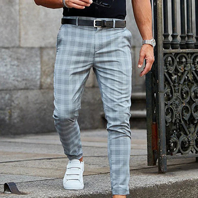 Urban Elegance Slim-Fit Trousers